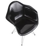 Neo Flair Black Chrome Contemporary Accent Chair 13 Neo Flair Black Chrome Contemporary Accent Chair