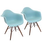 Neo Flair Sea Green Modern Chairs (Set of 2) 14 Neo Flair Sea Green Modern Chairs (Set of 2)