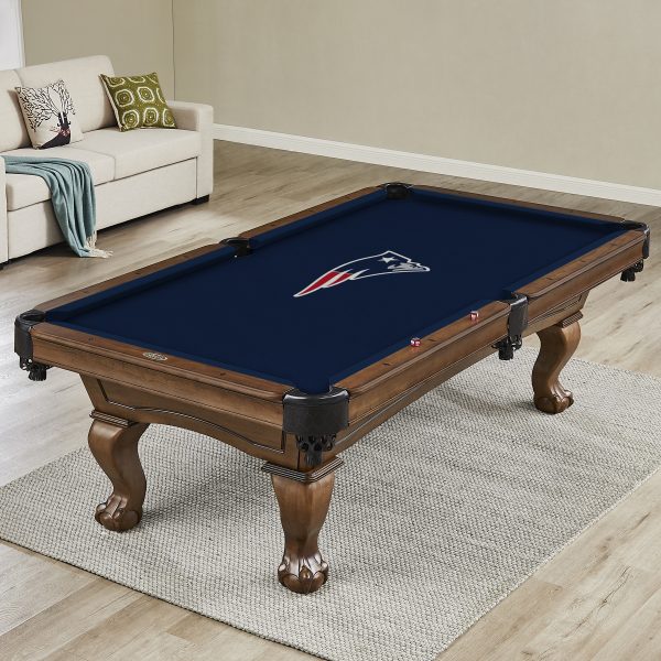 New England Patriots 8 ft Anti Friction Polyester Billiard Cloth 1