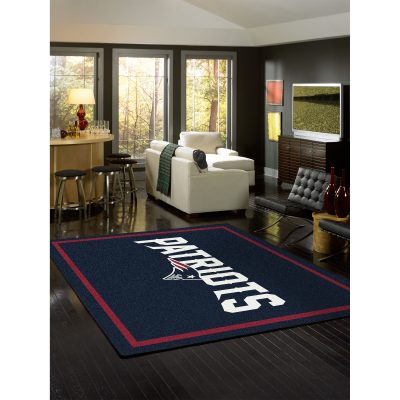 New England Patriots 8x11 Officially Licensed NFL Spirit Area Rug