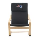 New England Patriots Embroidered Birch Bentwood Accent Chair