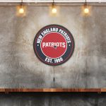 New England Patriots LED Establish Date Sign