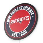 New England Patriots LED Establish Date Sign