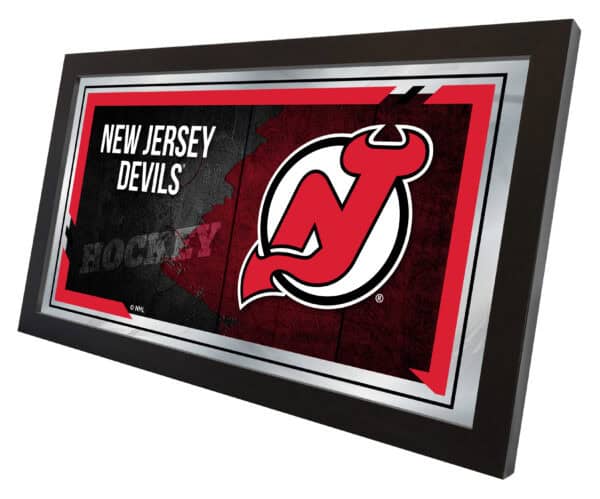 New Jersey Devils 15x26 Hockey Collector Mirror