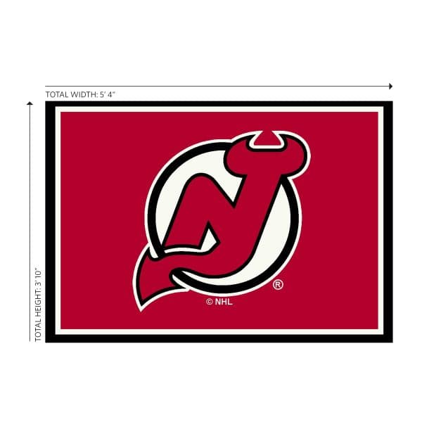 New Jersey Devils 4x6 Spirit Rug 2
