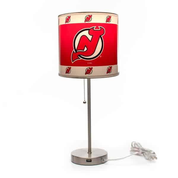 New Jersey Devils Chrome Lamp
