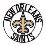 New Orleans Saints 24 inch Wrought Iron Wall Art