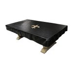 New Orleans Saints 8 Foot Naugahyde Billiard Table Cover