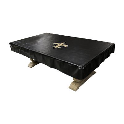 New Orleans Saints 8 Foot Naugahyde Billiard Table Cover