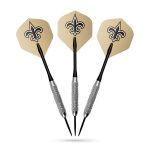 New Orleans Saints Bristle Dartboard Cabinet Set