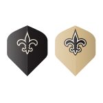 New Orleans Saints Bristle Dartboard Cabinet Set