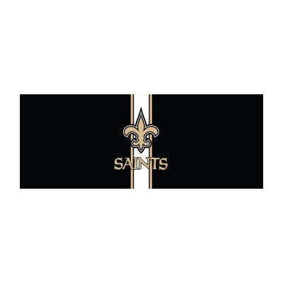 New Orleans Saints Chrome USB Charging Lamp with Shade