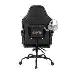 New Orleans Saints Oversized Embroidered Gaming Office Chair with Pouch