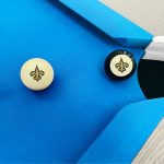 New Orleans Saints Polyester Logo Cue Ball and 8 Ball