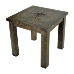 New Orleans Saints Reclaimed Pine Logo Side Table