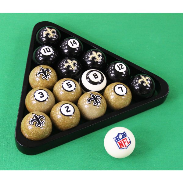 New Orleans Saints Regulation Billiard Ball Set 4