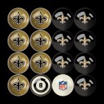 New Orleans Saints Regulation Billiard Ball Set
