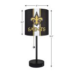 New Orleans Saints USB Charging Desk Lamp