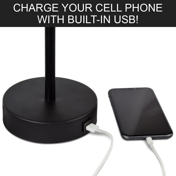 New Orleans Saints USB Charging Desk Lamp 5