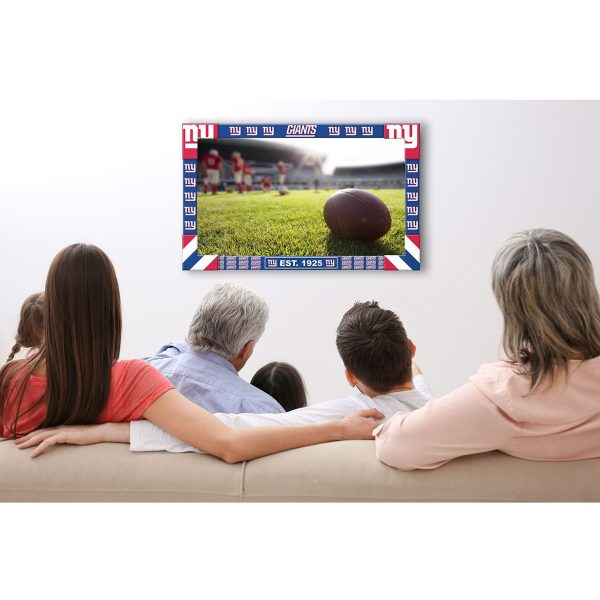 New York Giants 40 50 Inch Adjustable TV Frame 1