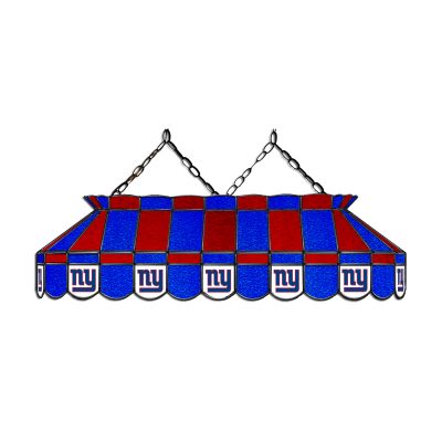 New York Giants 40 Inch Stained Glass Billiard Lamp