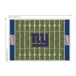 New York Giants 4x6 Football Field Area Rug Officially Licensed