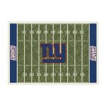 New York Giants 4x6 Football Field Area Rug Officially Licensed