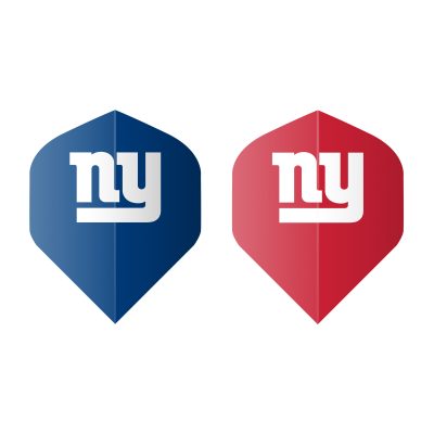 New York Giants Bristle Dartboard Cabinet Set