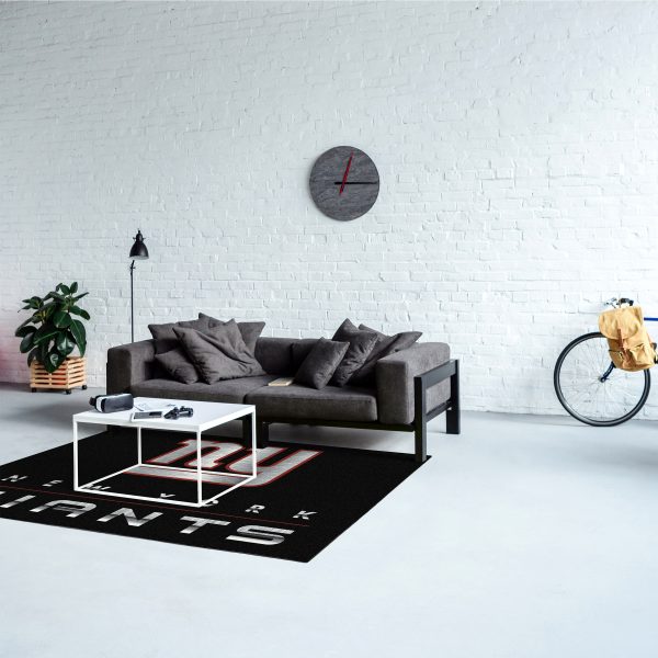 New York Giants Chrome 4x6 Area Rug NFL Licensed 1