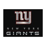 New York Giants Chrome 8x11 Area Rug Officially Licensed NFL