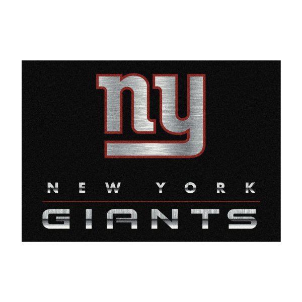 New York Giants Chrome 8x11 Area Rug Officially Licensed NFL 1