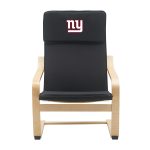 New York Giants Embroidered Birch Bentwood Accent Chair