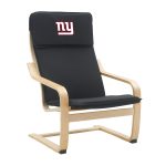 New York Giants Embroidered Birch Bentwood Accent Chair