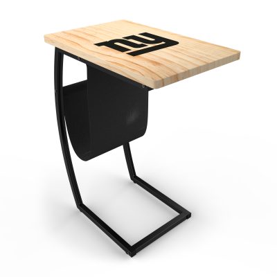 New York Giants Laser Etched C-Shape Side Table