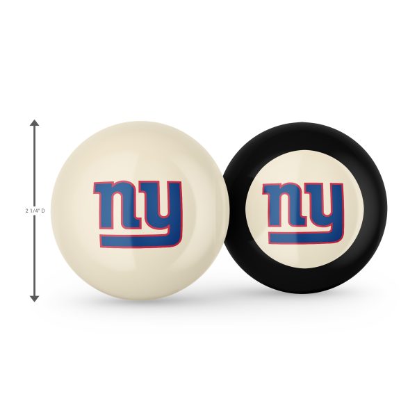 New York Giants Polyester Logo Cue Ball 8 Ball 1