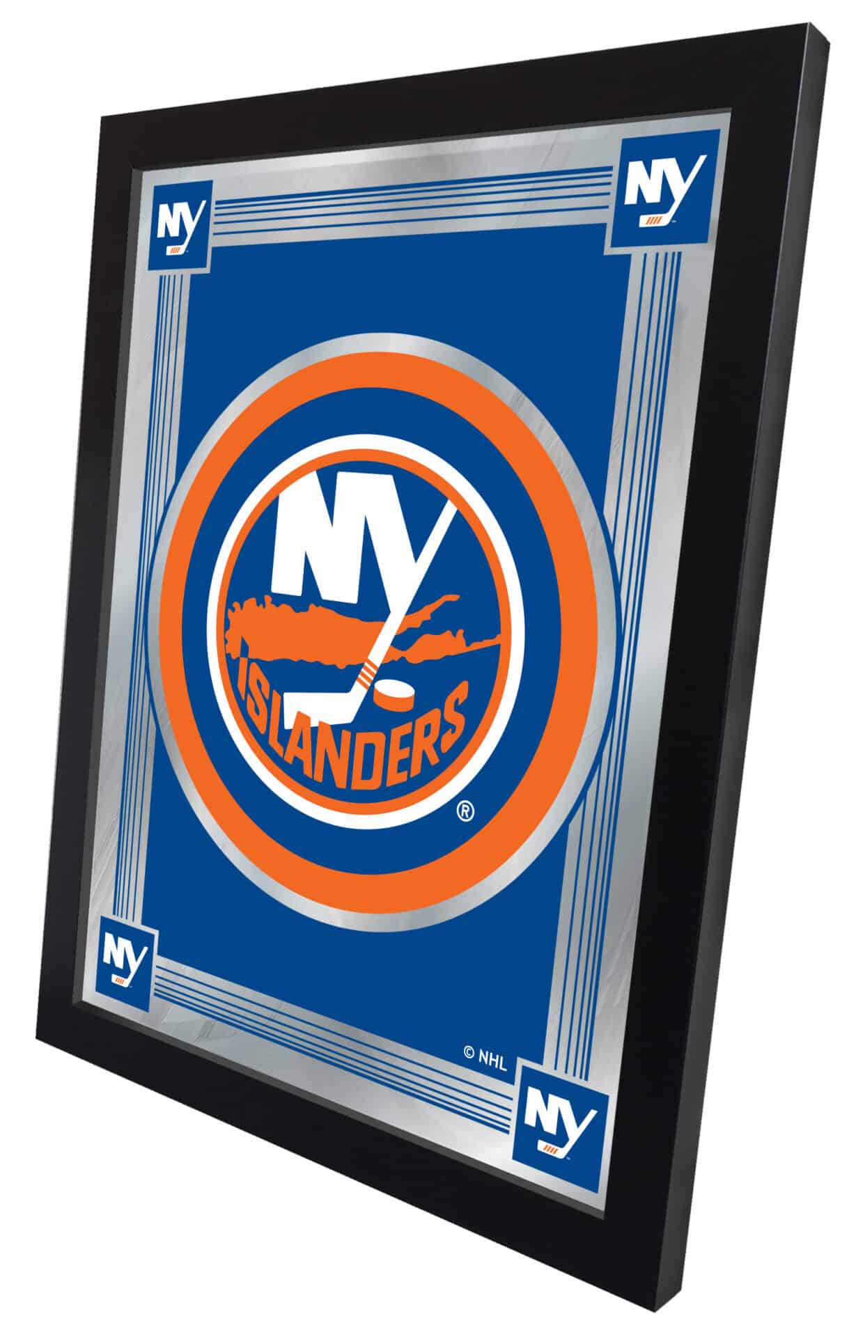 New York Islanders 17x22 Logo Wall Mirror 2 New York Islanders 17x22 Logo Wall Mirror - Image 2