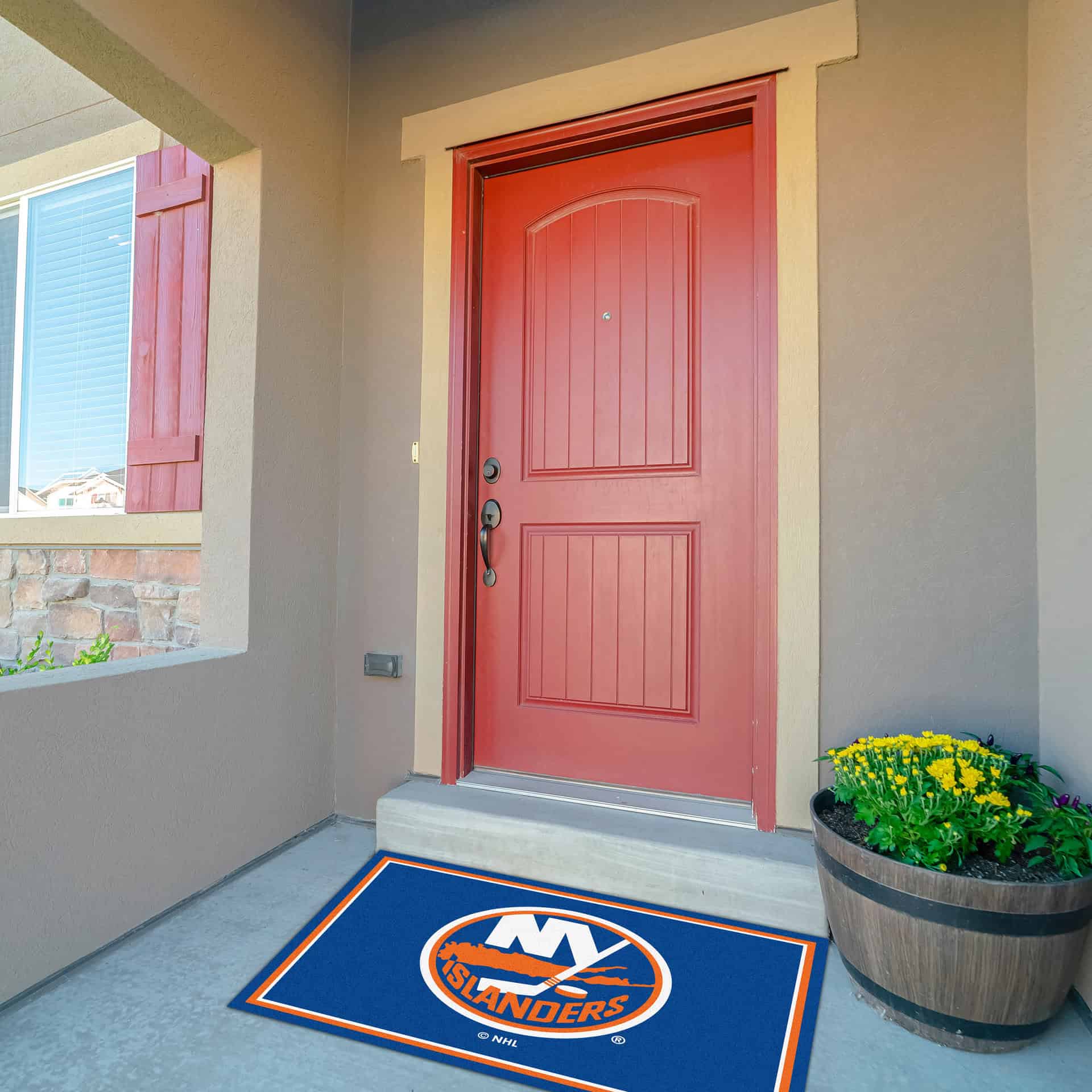 New York Islanders 3x4 Area Rug 4 New York Islanders 3x4 Area Rug - Image 4