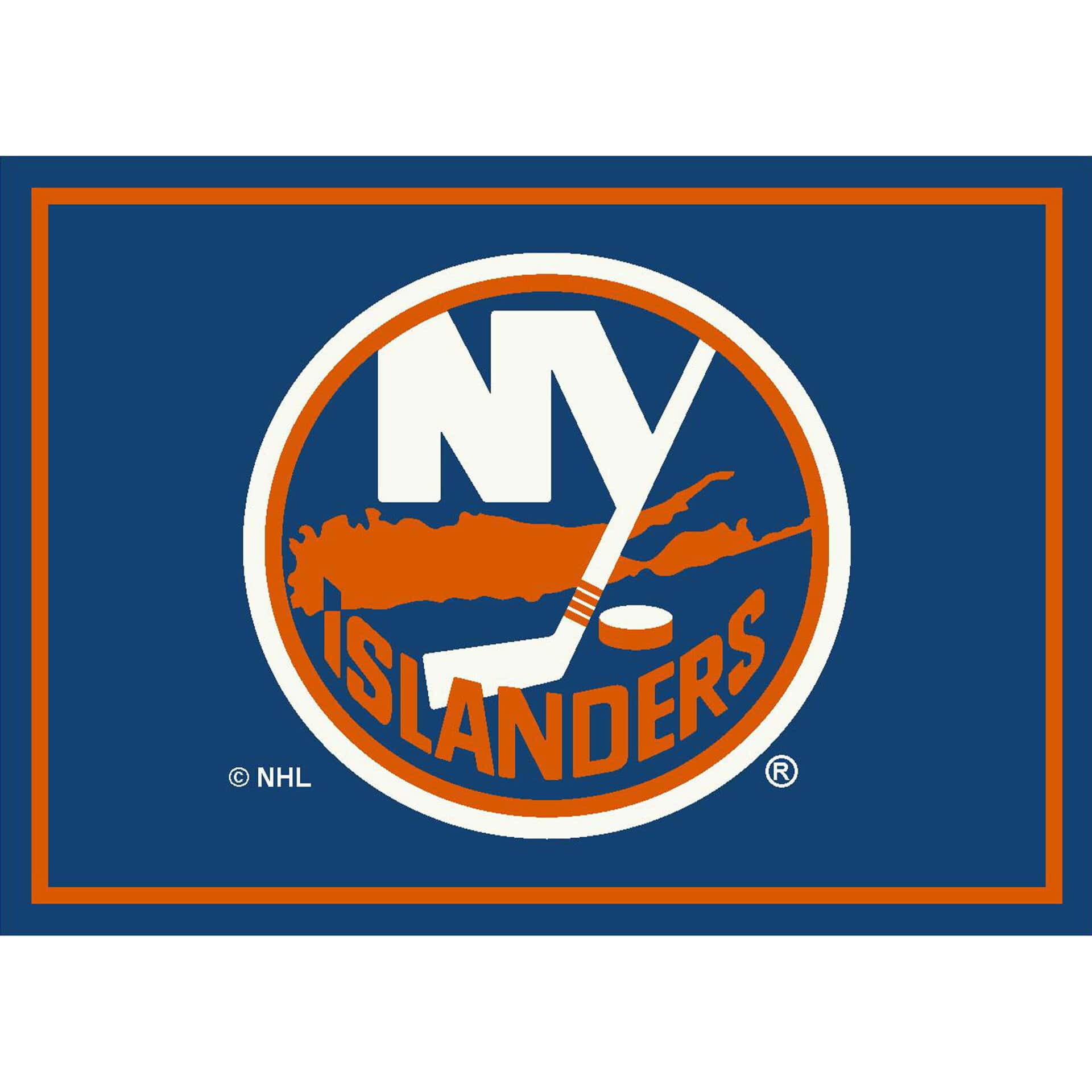New York Islanders 8x11 Spirit Rug 3 New York Islanders 8x11 Spirit Rug - Image 3