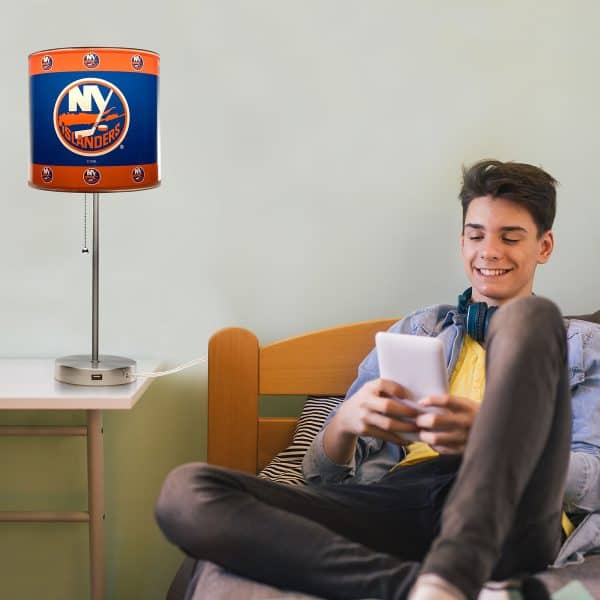 New York Islanders Chrome Lamp