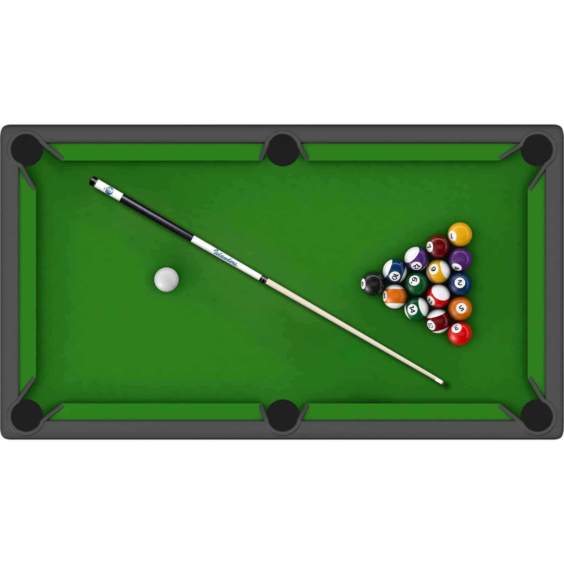 New York Islanders Laser Etched Cues 2 New York Islanders Laser Etched Cues - Image 2