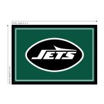 New York Jets 4x6 NFL Licensed Spirit Area Rug