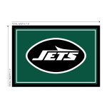 New York Jets 6x8 Officially Licensed NFL Spirit Area Rug