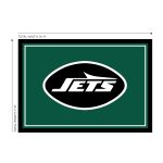 New York Jets 8x11 Officially Licensed Spirit Area Rug
