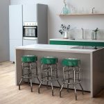 New York Jets Chrome Logo Commercial Grade Bar Stool