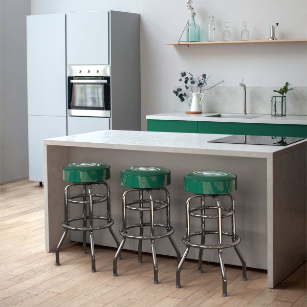 New York Jets Chrome Logo Commercial Grade Bar Stool 5