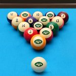 New York Jets Polyester Retro Billiard Ball Set Licensed NFL