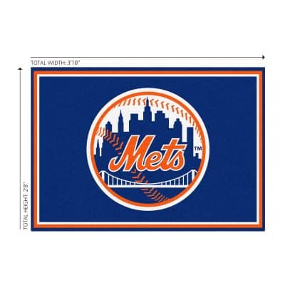 New York Mets 3x4 Spirit Area Rug