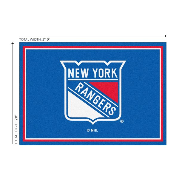 New York Rangers 3x4 Area Rug 1