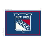 New York Rangers 6x8 Spirit Rug 4 New York Rangers 6x8 Spirit Rug