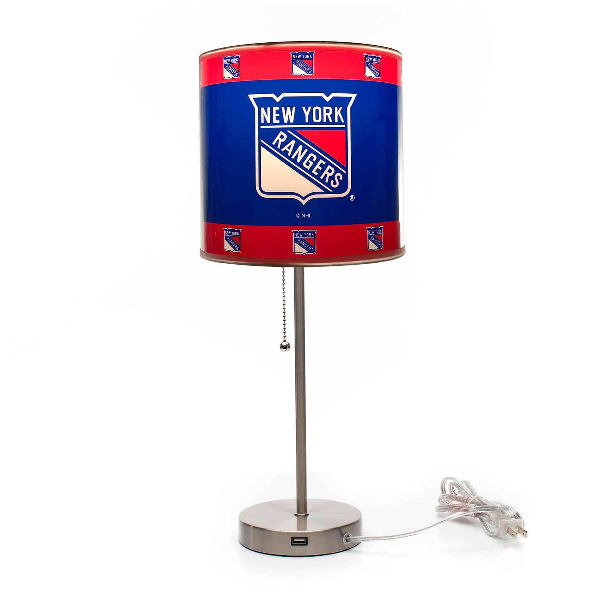 New York Rangers Chrome Lamp 4 New York Rangers Chrome Lamp - Image 4